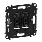 Valena IN MATIC Выключатель двухклавишный 10А 250В Безвинтовые зажимы