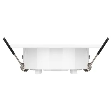 Встраиваемый светильник декоративный KL90-1 WH MR16/GU5.3 белый, пластиковый (MR16/GU5.3 в комплект не входит)