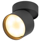 Подсветка декоративная под лампу Gx53 алюминий цвет черный OL12 GX53 SBK )