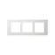 Рамка 3-х местная, Scudo, белый