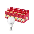 Лампа светодиодная Е14 10Вт шар теплый RED LINE LED P45-10W-827-Е14 R E14 /