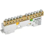 TEKFOR Шина PE земля неизолированная на универсальном держателе 6х9-12-Ж IEK