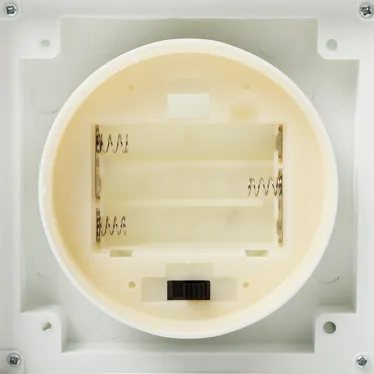 Декоративный фонарь со свечкой, белый корпус, размер 10.5х10.5х22,35 см, цвет ТЕПЛЫЙ БЕЛЫЙ | 513-054 | NEON-NIGHT
