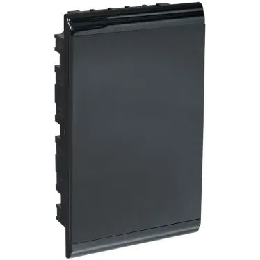 Корпус модульный пластиковый встраиваемый ЩРВ-П-36PRIME черный IP41