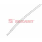 Термоусаживаемая трубка 1,5 0,75 мм, белая, упаковка 50 шт. по 1 м, REXANT