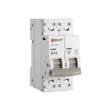 Автоматический выключатель ВА 47-63N 2P 10А (В) 4,5 кА PROXIMA