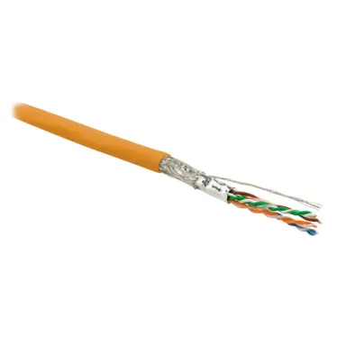 Витая пара SF/UTP кат 6 4 пары AWG26 patch IN LSZH нг(А)-HF оранжевый 500м
