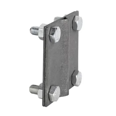 Зажим универсальный полоса 40 - прут 10 (пластина 70x70мм) HZ PROxima