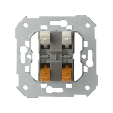 Выключатель проходной с трёх мест, экспресс монтаж, 10А 250В, S82,82N,88, механизм