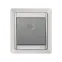Рамка 1-местная скрытая проводка S44A серый