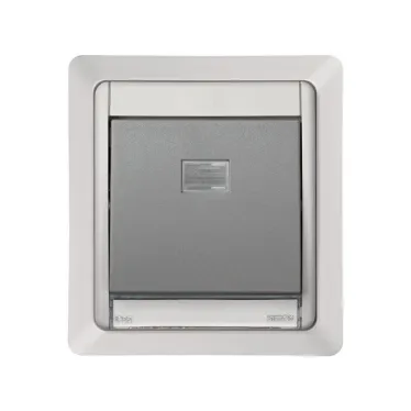 Рамка 1-местная скрытая проводка S44A серый