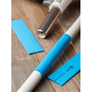 Трубка термоусаживаемая ТУТ нг 16/8 синяя в отрезках по 1м PROxima