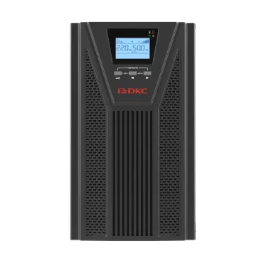 Онлайн ИБП ДКС серии Small Tower, 3000 ВА/2700 Вт, клеммы, EPO, USB, RS-232, RJ45, 8 x 7 Ач | SMALLT3A10H | DKC