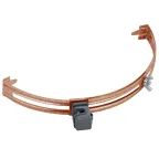 Держатель проводника круглого 6-8мм для конька медь