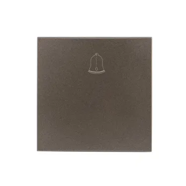 Валенсия лицевая панель кнопки звонка 10А графит