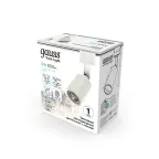 Светильник светодиодный трековый цилиндр 8W 600lm 4000K 180-220V IP20 59*164мм белый линза 50º | TR089 | Gauss