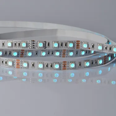 Лента светодиодная RGB ULS-M25-5050-60LED/m-10mm-IP20-DC12V-14,4W/m-5M-RGB PROFI| UL-00004375 | Uniel