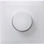 КВАРТА Светорегулятор поворотный белый