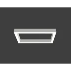 Светодиодный светильник Х-line прямоугольный подвесной 60 Вт 4000 К 1050x595x100 мм RAL9003 белый муар | V1-R0-1R828-02OP0-4006040 | VARTON