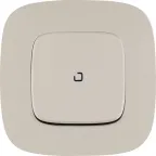 Valena ALLURE Переключатель 10АХ 250В с подсветкой с лицевой панелью безвинтовые зажимы слоновая кость