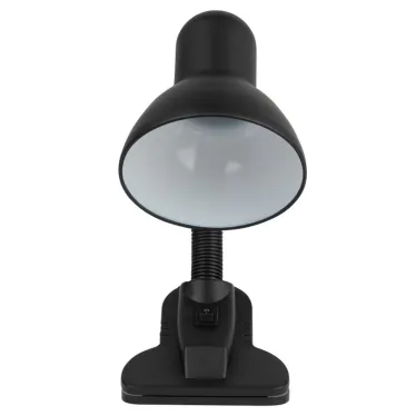 Светильник настольный на прищепке черный N-212-E27-40W-BK