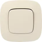 Valena ALLURE Выключатель 10АХ 250В с лицевой панелью Безвинтовые зажимы Слоновая кость