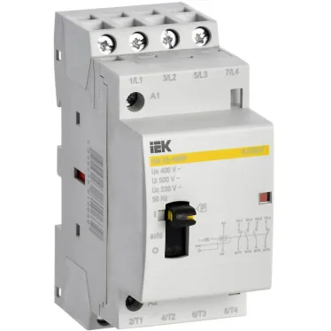 Контактор модульный с ручным упр. КМ20-40МР AC KARAT