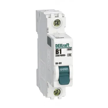 Выключатель автоматический однополюсный 1А В ВА-101 4.5кА