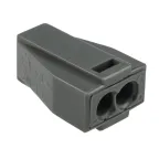 Экспресс-клемма с пастой СМК 773-302, 2-проводная до 2,5 кв мм, серая 100шт, REXANT