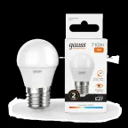 Лампа светодиодная LED 10 Вт 710 лм 3000К шар P45 теплый E27 AC 220В Elementary Gauss