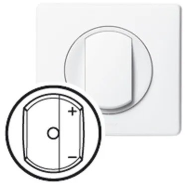 Celiane Панель лицевая светорегулятора IOBL белая