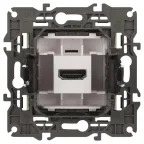 Розетка HDMI, Эра Elegance, сл.кость, 14-3114-02