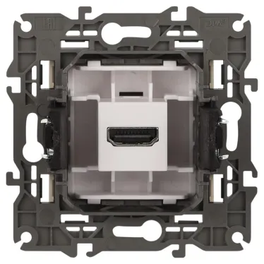 Розетка HDMI, Эра Elegance, сл.кость, 14-3114-02