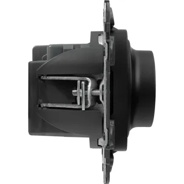 Valena ALLURE Светорегулятор с поворотной ручкой универсальный 300Вт без нейтрали С лицевой панелью Антрацит