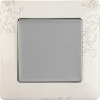 Valena LIFE Выключатель 10АХ 250В с лицевой панелью Безвинтовые зажимы Алюминий