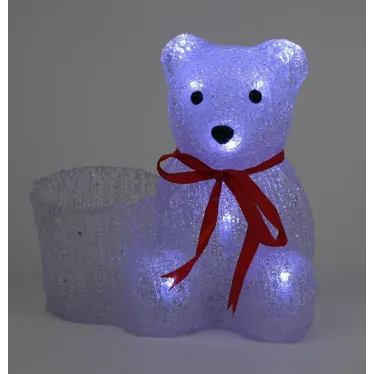 Фигура LED Медвежонок с корзинкой, 3АА ENIOF - 12
