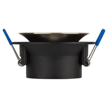 Светильник встраиваемый декоративный KL103 BK/GD MR16 GU5.3 черный золото