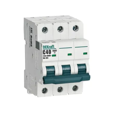 Выключатель автоматический 3P кривая C 40A 10кА ВА-105