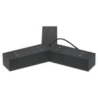 Светильник LED Geometria Igrek SPO-141-B-40K-028 28Вт 4000K 1750Лм IP40 600*80 черный подвесной драйвер внутри