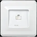 РК10-ВБ Розетка 1-ая комп. RJ45 Cat5e ВЕГА белый