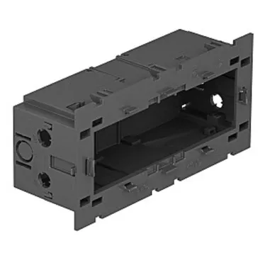 Монтажная коробка тройная Modul45 (полиамид, серый)
