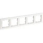 BRITE Рамка 5 постов РУ-5-БрБ белый