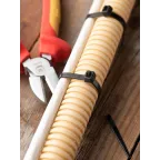 Хомут 4.8х180 черный нейлон (100шт)