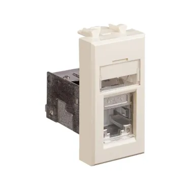 Avanti Компьютерная розетка Ванильная дымка RJ-45 модульная, кат. 5е экран, 1 мод