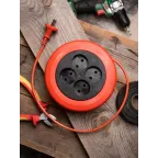 Удлинитель-рулетка 4x5 м без заземления ПВС 2x0.75 10А/2.3кВт PROxima