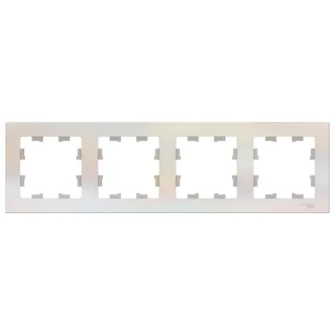 Рамка четырехпостовая ATLASDESIGN универсальная жемчуг