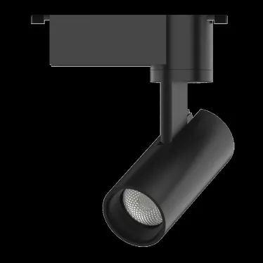 Светильник светодиодный трековый на шинопровод ДПО 6 Вт 600 лм 4000К AC 220В Черный IP20 D110х155мм однофазный угол 36 грд Track Gauss