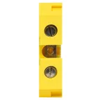 Клемма винтовая JXB-10/35мм.кв желтая