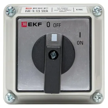 Переключатель ПК-3-13 16А 3P ВКЛ-ВЫКЛIP54