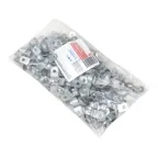 Скоба металлическая двухлапковая d12-13мм (100шт) PROxima